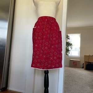 Vintage Red Apron